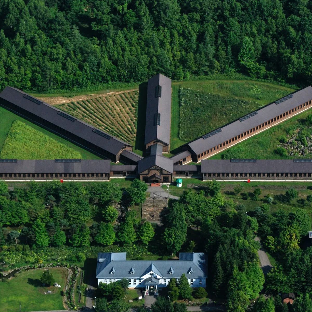 Prison House and Central Guard House of the original Abashiri Prison