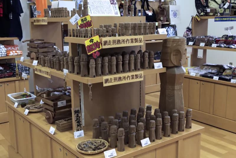 ミュージアムショップの売り場